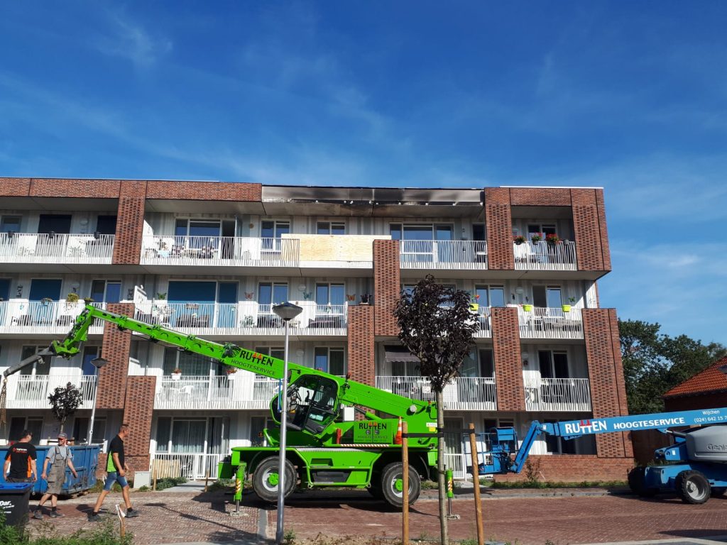 Cuppens - Brandschade nieuwbouw, De Kolping